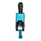 Notch Equipment Glide Rope Grab Black-Teal, CE Certified 64055B - alternate 4